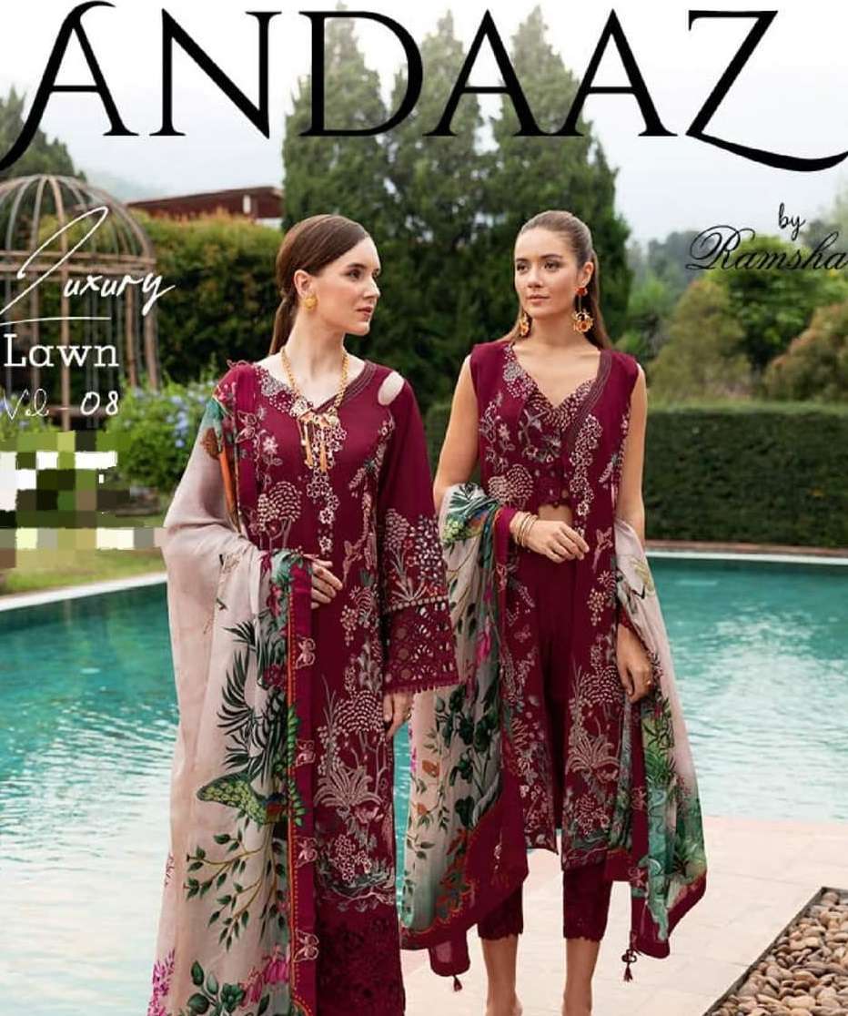 ANDAAZ LAWN OPEN PIC BY RAMSHA